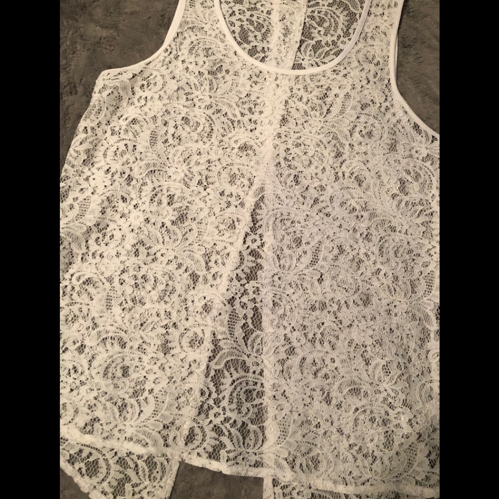 Lace tank top